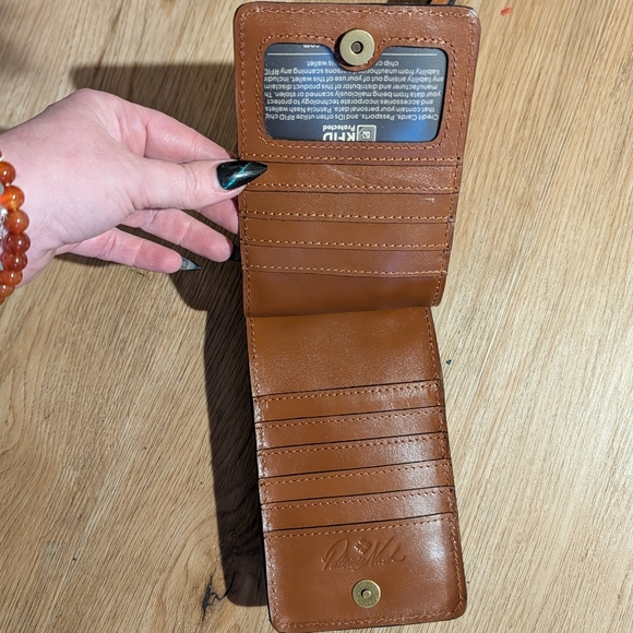 Patricia Nash Farleigh Crossbody Cellphone Bag in Watercolor Butterfly - Picture 7 of 11